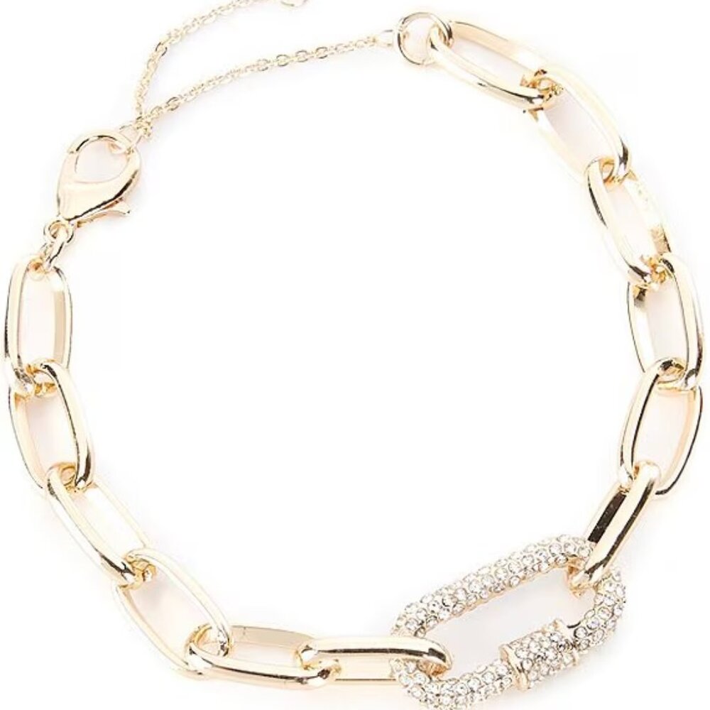 Pave Link Line Bracelet